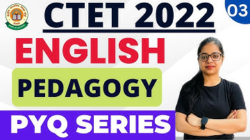 CTET 2022 English Pedagogy | CTET English Pedagogy Mock Test | Rupali Jain #3