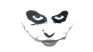 joker draw нарисовать как джокера
