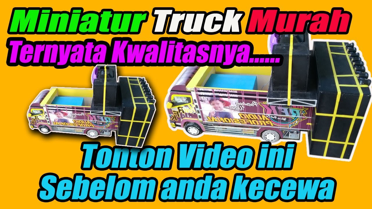  Miniatur  truck Murah  ternyata seperti ini YouTube
