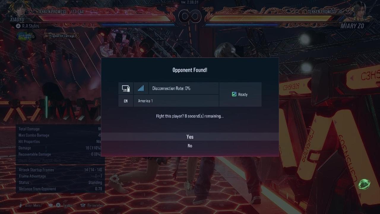 TEKKEN8 online ranked matches using Xiaoyu 1/4/26