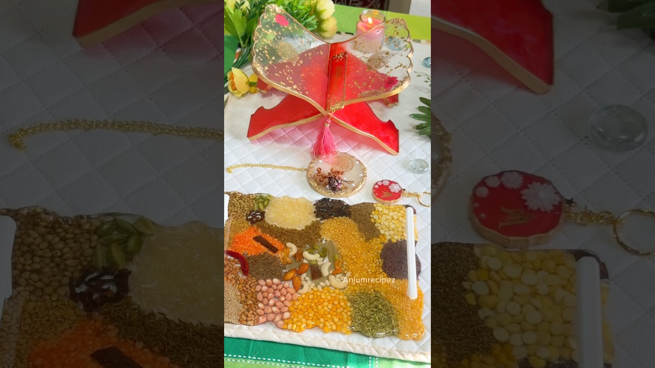 Beautiful Resin Art Quran Rehal ✨Now available in Bellary | Custom gifts available #shorts