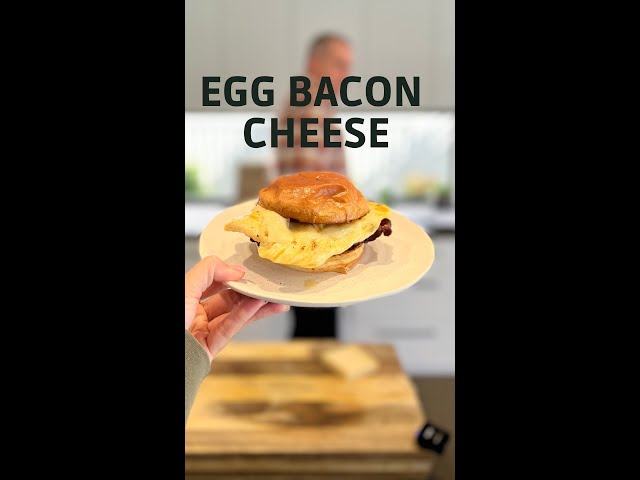 Babe wanted an egg bacon cheese ￼ class=
