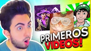 Reacciono al PRIMER VIDEO de Youtubers Famosos