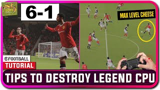 eFootball 2022 | Tips & Tricks on how to beat CPU Legend Difficulty [Win Easily] - Tutorial screenshot 5