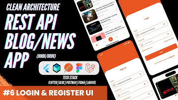 Part 6 - Login/Register UI - REST API Clean Arch. Blog App in Hindi | CoderSangam