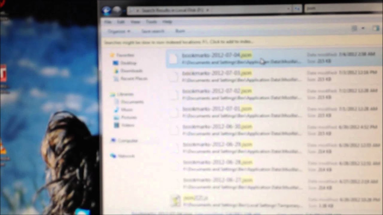 recovering firefox bookmarks, how to backup or restore firefox bookmarks, bookmarks manually