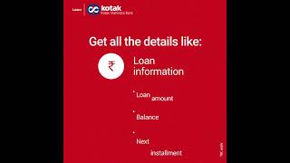 Get your Kotak Loan-related details on WhatsApp | A hassle-free experience screenshot 1