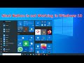 Start Button is not Working in Windows 10 #start #button #notworking #windows10 #os
