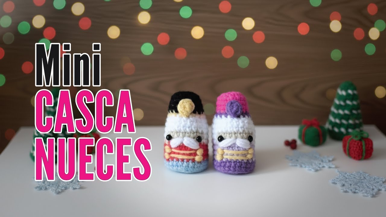Mini Cascanueces en Crochet 🎄🧶 | Decoración Navideña Fácil y Adorable (Paso a Paso)