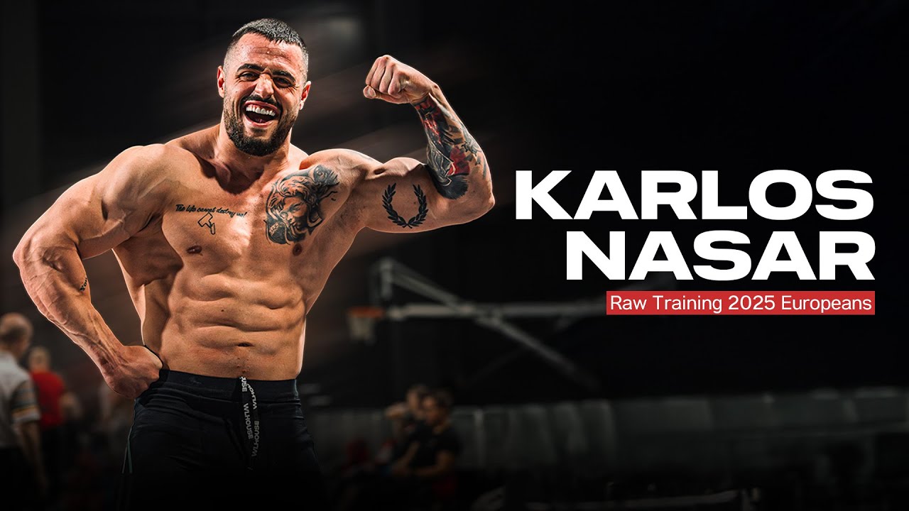 Karlos Nasar's INSANE Weightlifting Training Session - 260kg Front Squat Attempt!