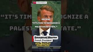 France Breaks Silence on Palestine#emmanuelmacron#palestine#usa #reggaemusic