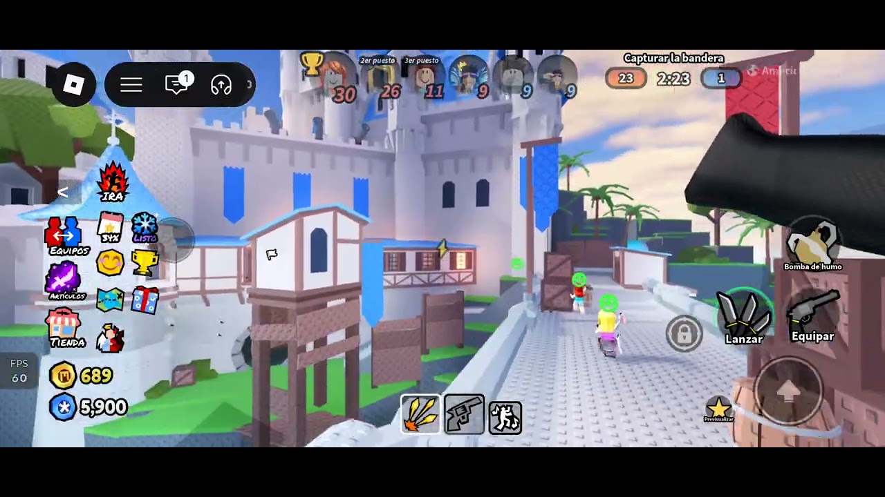 Jugando un juego en roblox 🍷🗿