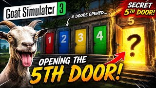 Opening The Secret 5th Door in Goat Simulator 3 🔥 | The HR Gamerz