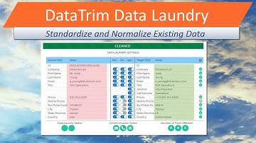DataTrim Data Laundry, Trailer