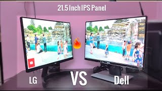 LG 21.5 inch 22MK600M FHD VS DELL 21.5 inch  Ultra Thin Bezel LED IPS Panel Monitor [2021]