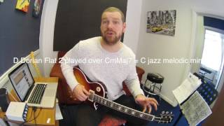 Melodic Minor Made Easy! - Dorian Flat 2 patterns for all modes! lesson 1