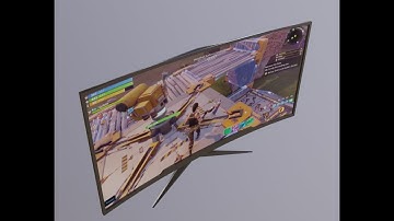 how to make a gaming monitor in blender 2.8 tutorial