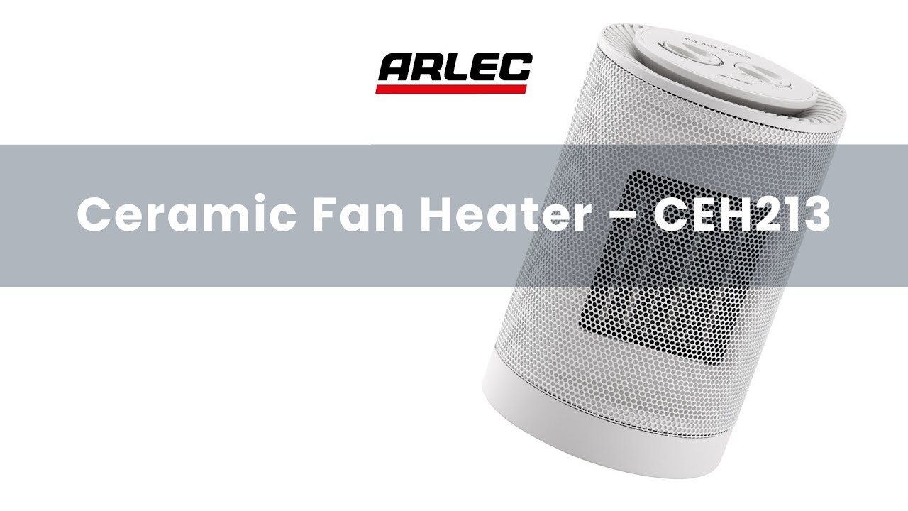 ARLEC : CEH213 Ceramic Fan Heater - YouTube