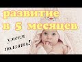 Развитие ребенка в 5 месяцев