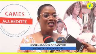 ICONE WEB TV   SONIA AGBANTOU PARLE DU CONCEPT DE L'AMOUR AVEC LES ETUDIANTS DE ESM BENIN