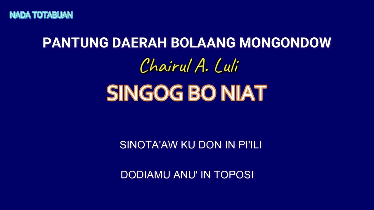 Singog Bo Niat