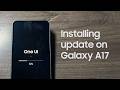 Installing update on Galaxy A17 LTE – One UI 8.0 (Software Update UI)