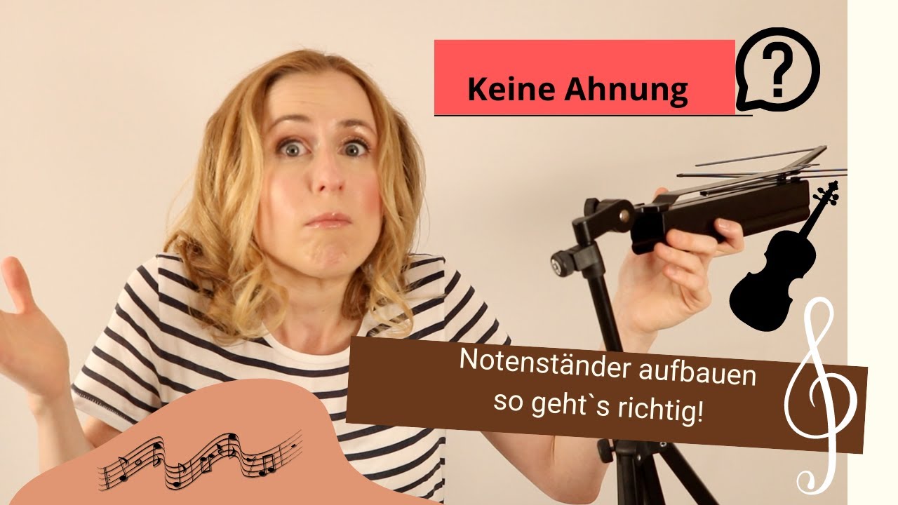 Как легко и быстро установить и демонтировать подставку для нот K&M? Вот как это сделать.