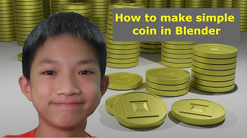 How to make a simple coin in Blender