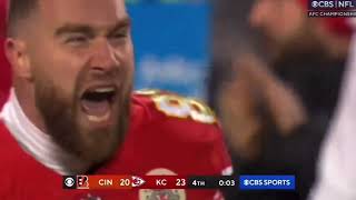 chiefs full game winning drive | bengals vs chiefs | 2023 afc championship