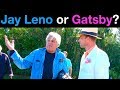 Jay Leno instant karma crashes Jay Gatsby video of crashing a fancy car show