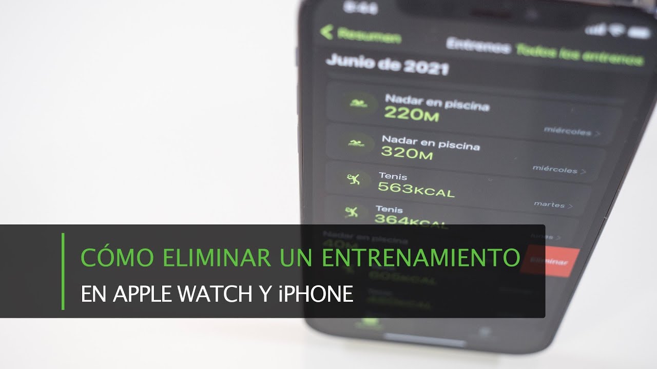 Cómo eliminar un entrenamiento del Apple Watch y iPhone (iOS14 \u0026 iOS15) -  YouTube