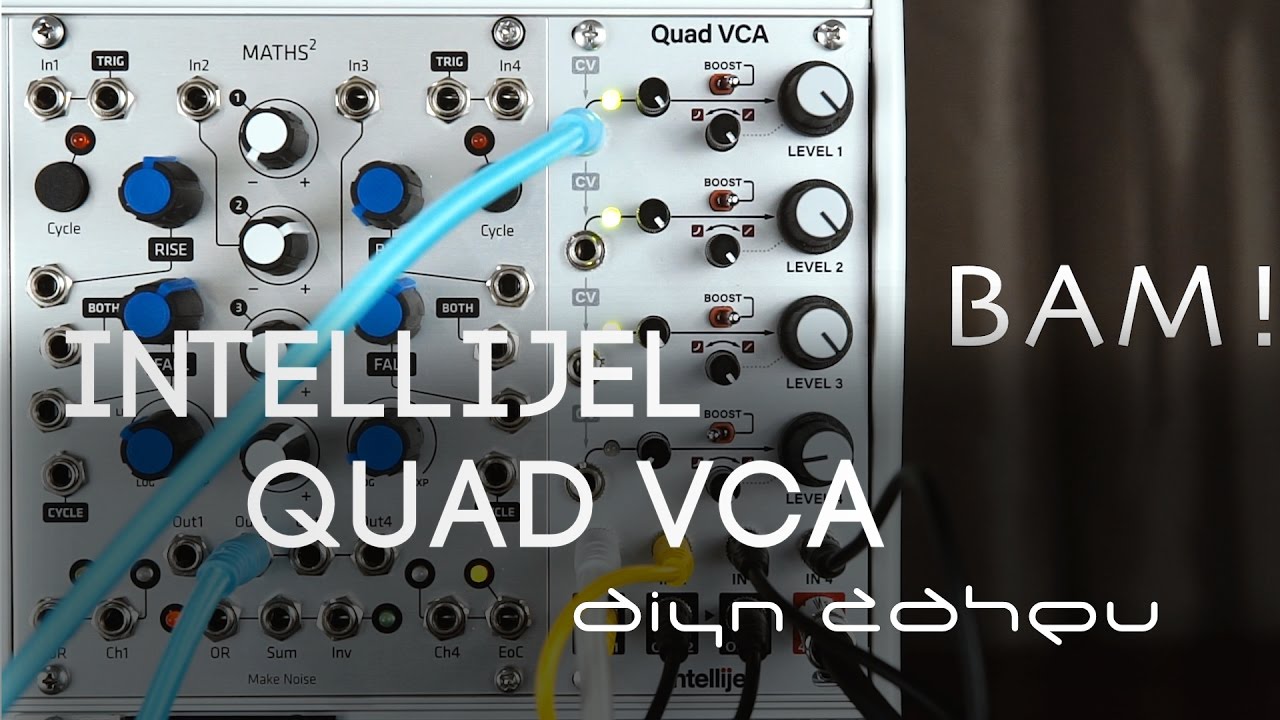 Intellijel Quad VCA Walkthrough - YouTube