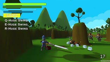 Rogue Gemini - gameplay Unity Third Person Hack n Slash RPG Ragdoll Beat em up