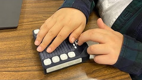 INTERVIEW: Indiana School for the Blind and Visually Impaired students discuss braille tablets