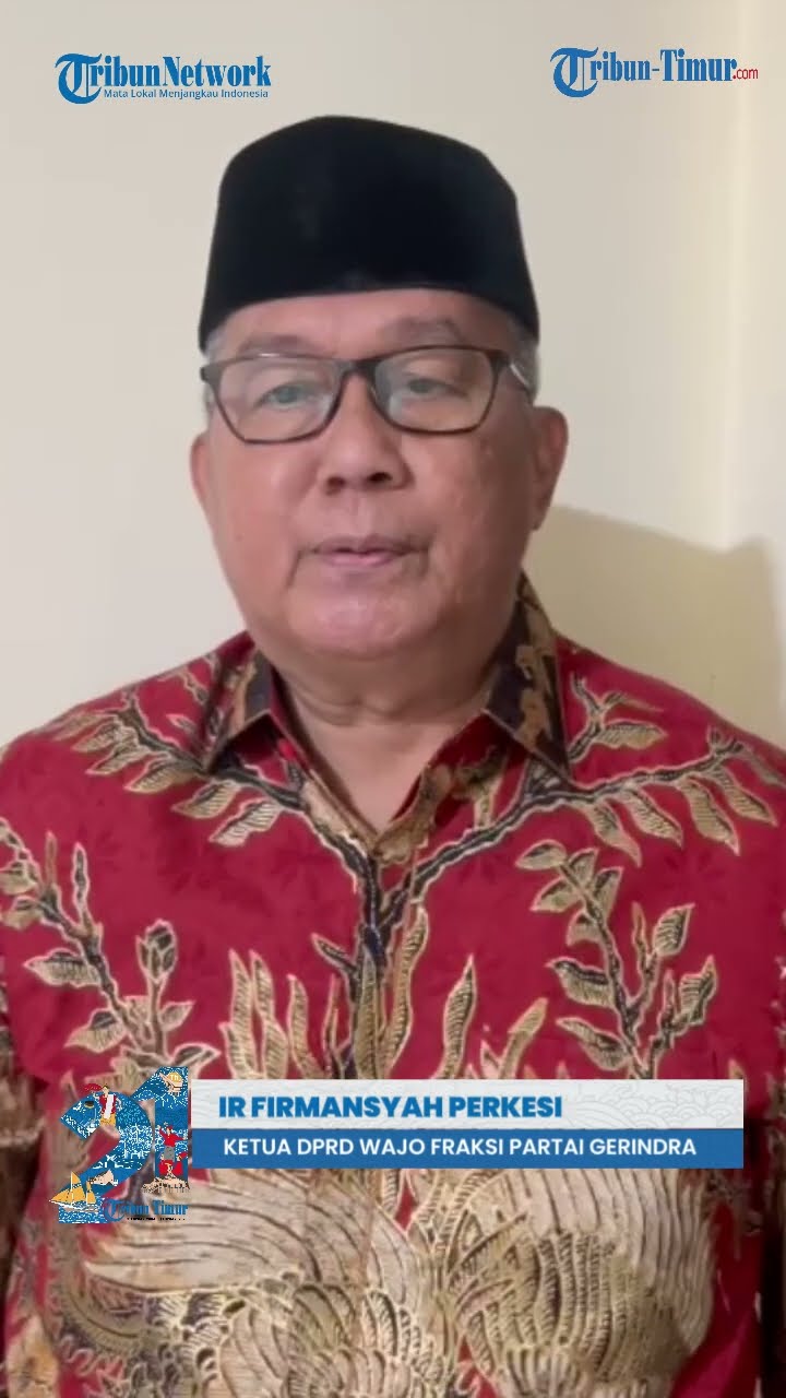 HUT TRIBUN TIMUR KE 21 | Ketua DPRD Wajo Fraksi Partai Gerindra, Ir Firmansyah Perkesi
