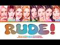 Hearts2Hearts RUDE Lyrics 하츠투하츠 RUDE 가사 Color Coded Lyrics 