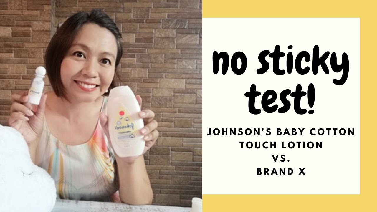 johnson baby cotton touch lotion
