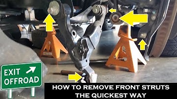 How to Remove Toyota Front Strut Assemblies the Fastest Way | ExitOffroad.com