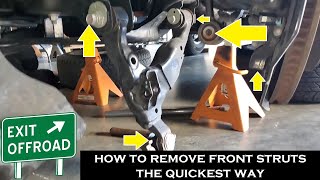 How to Remove Toyota Front Strut Assemblies the Fastest Way | ExitOffroad.com