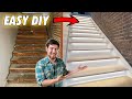 Dramatic stair makeover with animated leds  surprisingly easy