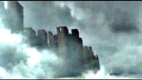 GIANT FLOATING CITY SEEN OVER CHINA