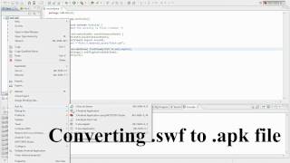 Converting .swf to .apk file (Method deprecated) screenshot 4