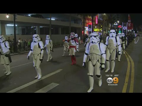 Spectators Enjoy 87th Annual Hollywood Christmas Parade