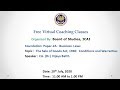 Foundation: Paper-2A : Business  Laws: Morning session- 20.07.2020