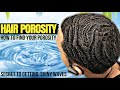 Hair Porosity for Natural 360 Waves: Best Test To Find Your Porosity!