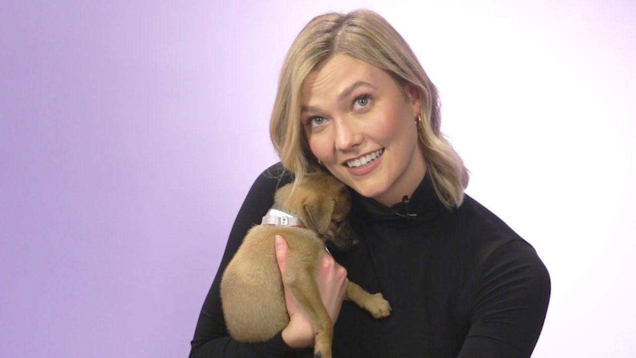 Karlie Kloss Plays With Puppies While Answering Fan Questions