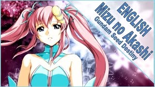 Gundam Seed Destiny  Mizu No Akashi   English Cover lained