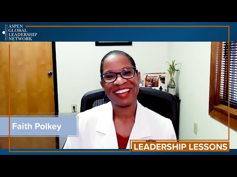 Stepping into Your Moment, Dr. Faith Polkey | Aspen Global Leadership Network Leadership Lessons Episode cover