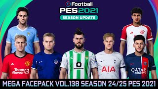 MEGA FACEPACK VOL.138 SEASON 24/25 - PES 2021 SMOKEPATCH & INFERNO PATCH