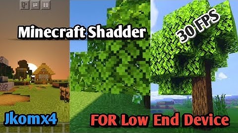 MCPE TOP 2 BEST SHADDER FOR LOW END DEVICE|30 FPS|NO LAG|1.13 1.14 1.15 1.16